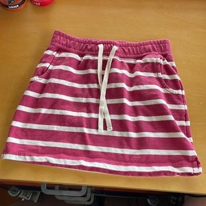 Pink and white striped skirt from the GAP size 8